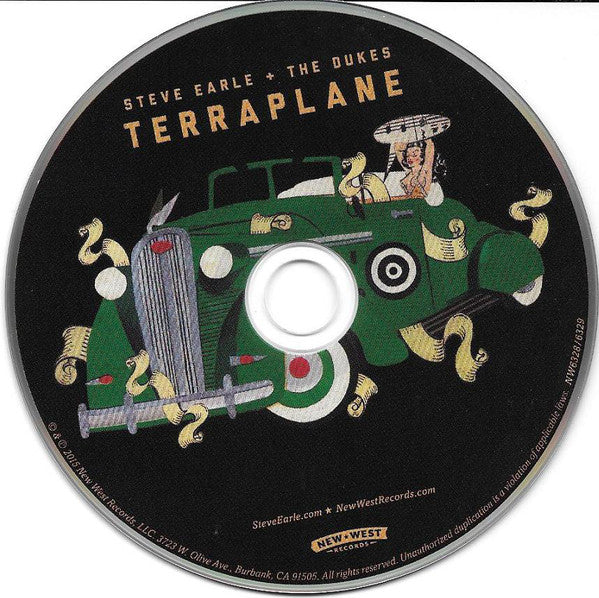 Steve Earle & The Dukes : Terraplane (CD, Album + DVD-V + S/Edition)
