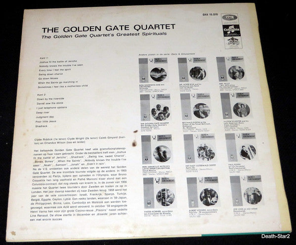 The Golden Gate Quartet : The Golden Gate Quartet's Greatest Spirituals (LP, Comp)
