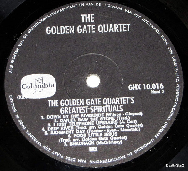 The Golden Gate Quartet : The Golden Gate Quartet's Greatest Spirituals (LP, Comp)