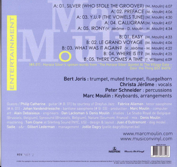 Marc Moulin : Entertainment (LP, Album, Ltd, Num, RE, Blu)