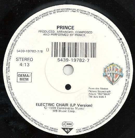 Prince : The Future (7", Single, Sol)
