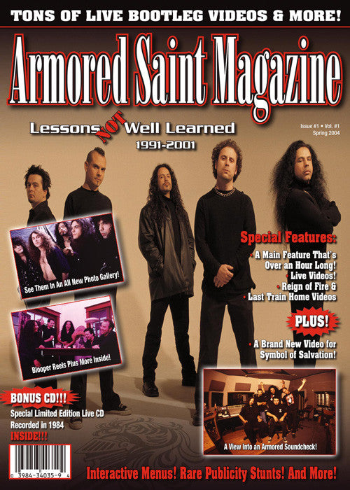 Armored Saint : Lessons NOT Well Learned 1991-2001 (DVD-V + CD, EP)