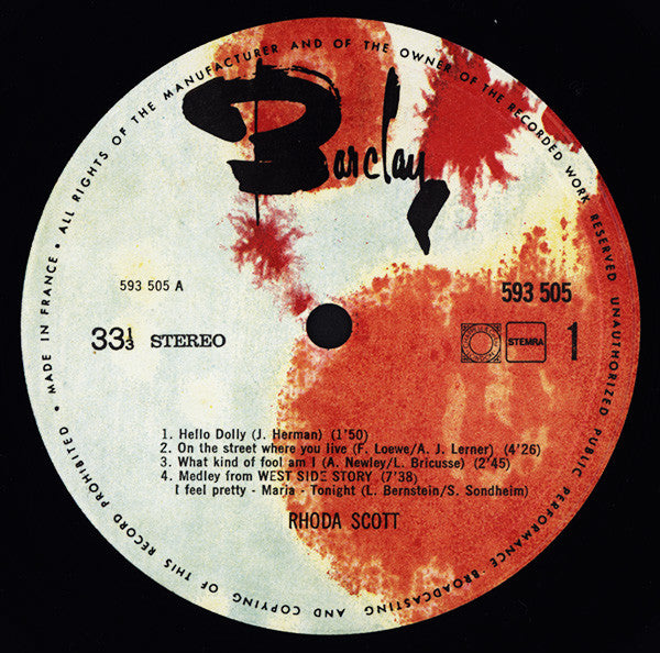 Rhoda Scott : Bluesette (LP, Comp)