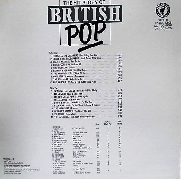 Various : The Hit Story Of British Pop Vol.8 (LP, Comp)