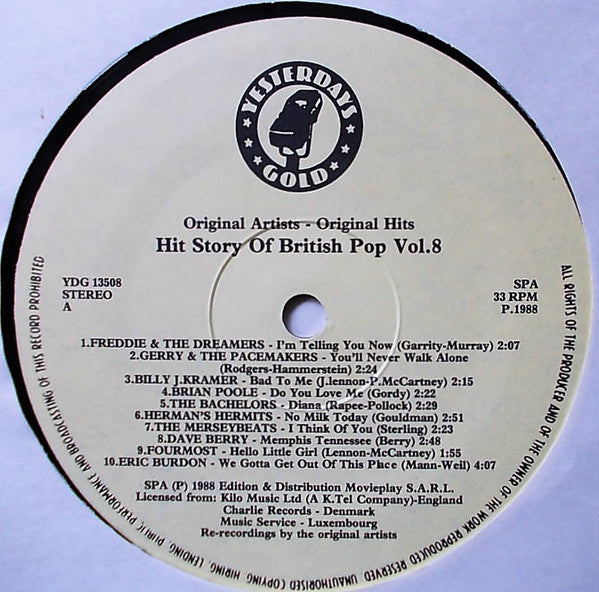 Various : The Hit Story Of British Pop Vol.8 (LP, Comp)