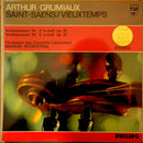 Arthur Grumiaux, Camille Saint-Saëns  /  Henri Vieuxtemps, Orchestre Des Concerts Lamoureux, Manuel Rosenthal : Violinkonzert N°3  H-moll Op; 61 / Violinkonzert N°5 A-moll Op. 67 (LP, Gat)
