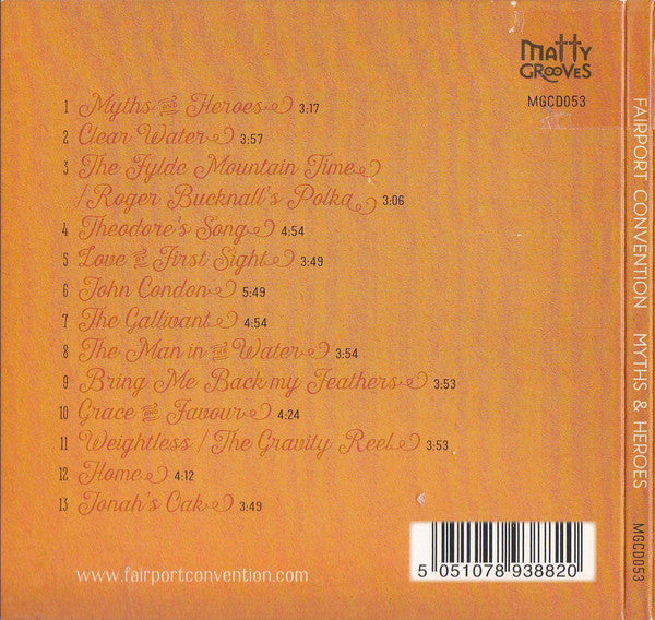 Fairport Convention : Myths And Heroes (CD, Album)