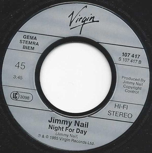 Jimmy Nail : Love Don't Live Here Anymore (7", Single, Club)