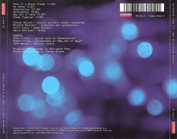 Porcupine Tree : Fear Of A Blank Planet (CD, Album)