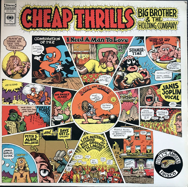 Big Brother & The Holding Company : Cheap Thrills (LP, Album, RE, Gat)