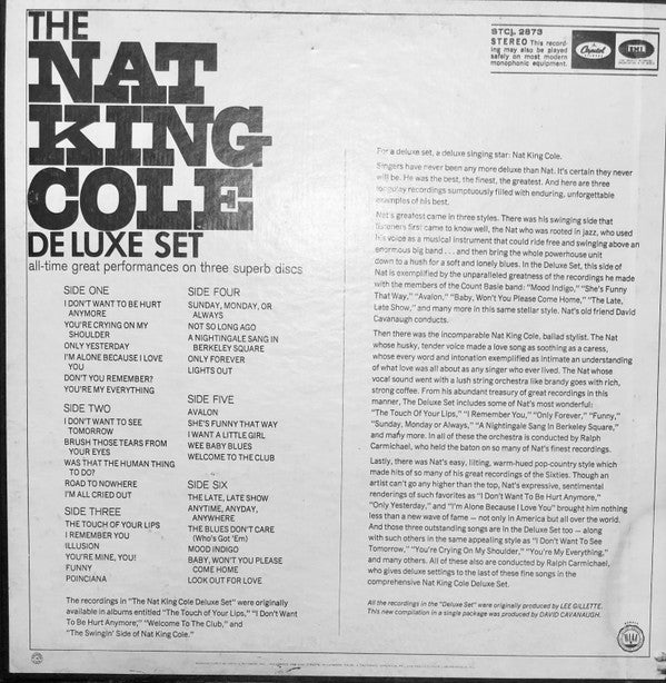 Nat King Cole : The Nat King Cole Deluxe Set (3xLP, Album, Comp, RP)