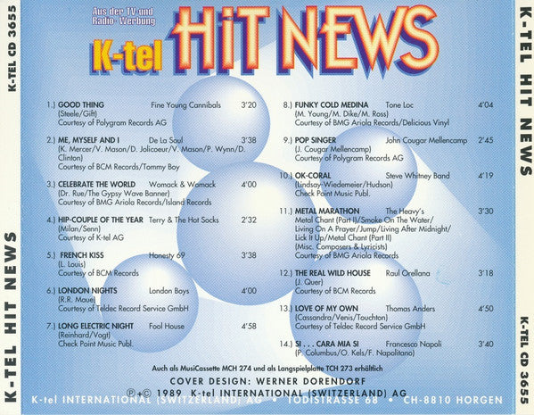 Various : K-Tel Hit News (CD, Comp)