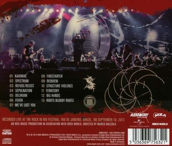 Sepultura & Les Tambours Du Bronx : Metal Veins - Alive At Rock In Rio (CD, Album)