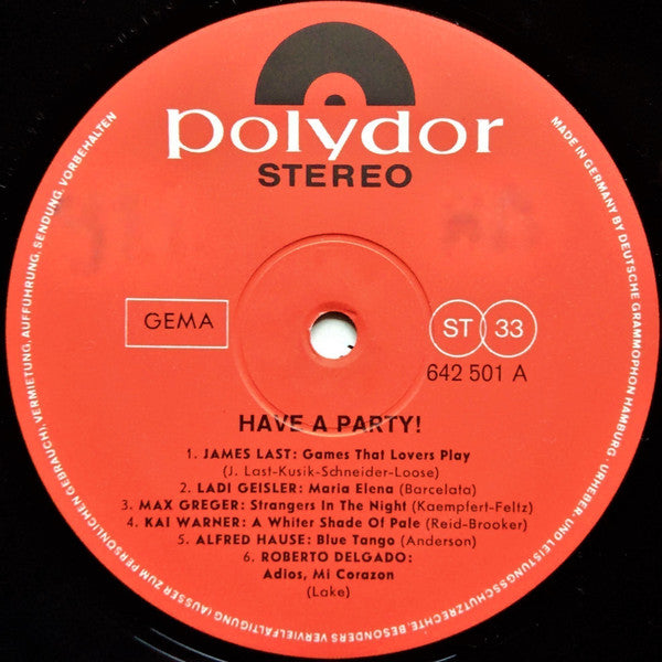 Various : Have A Party (LP, Comp, Promo)