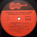 Various :  Folksongs Of The Louisiana Acadians  (LP, Album, RE)