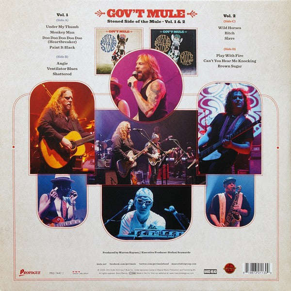 Gov't Mule : Stoned Side Of The Mule - Vol.1 & 2 (LP, Album + LP, Album)