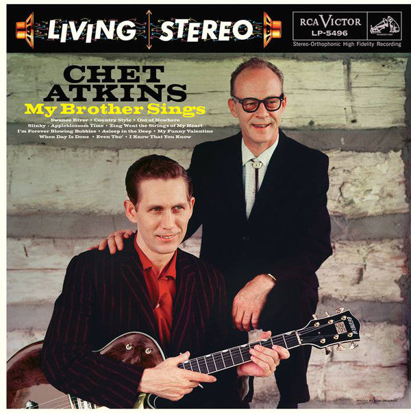 Chet Atkins : My Brother Sings (LP, Album, Ltd, RE, 180)