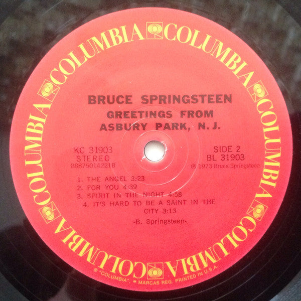 Bruce Springsteen : Greetings From Asbury Park, N.J. (LP, Album, RE, RM, 180)