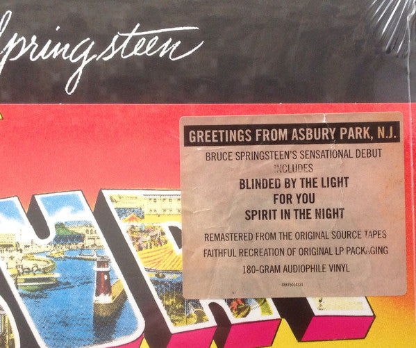 Bruce Springsteen : Greetings From Asbury Park, N.J. (LP, Album, RE, RM, 180)