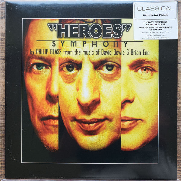 Philip Glass From The Music Of David Bowie & Brian Eno : "Heroes" Symphony (LP, Album, RE)