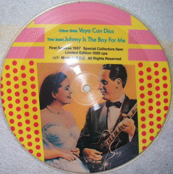 Les Paul & Mary Ford : Vaya Con Dios / Johnny Is The Boy For Me (7", Pic)