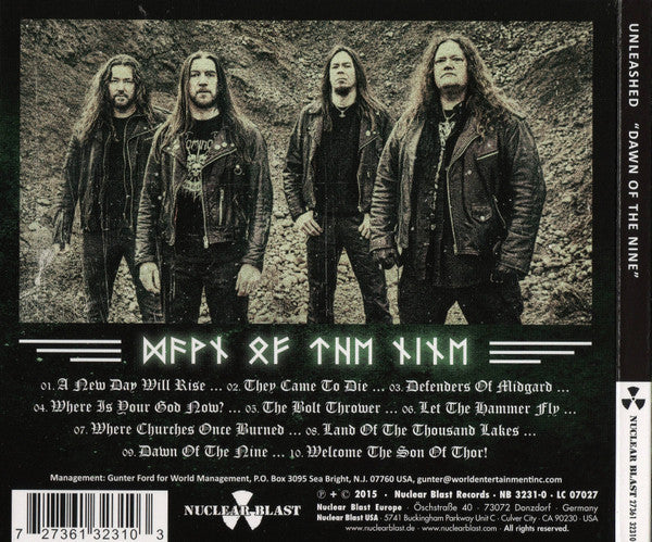 Unleashed : Dawn Of The Nine (CD, Album, Ltd, Dig)