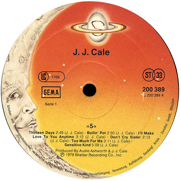 J.J. Cale : 5 (LP, Album)