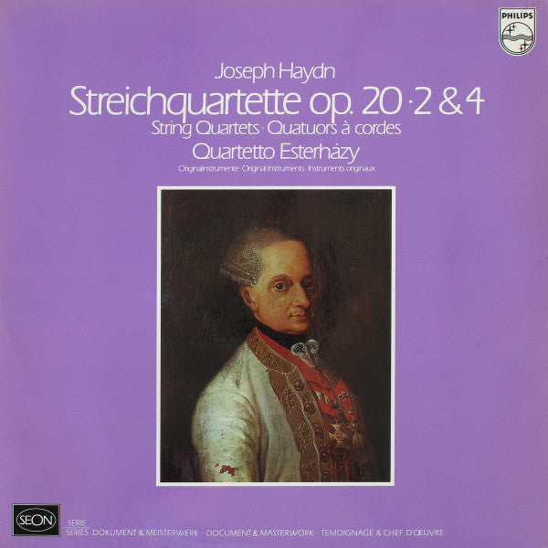 Joseph Haydn - Quartetto Esterházy : Streichquartette Op. 20, 2 & 4 (LP, Dlx)