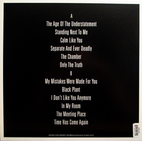 The Last Shadow Puppets : The Age Of The Understatement (LP, Album, RE)