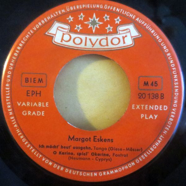 Margot Eskens : Mutti, Du Darfst Doch Nicht Weinen (7", EP, Mono)