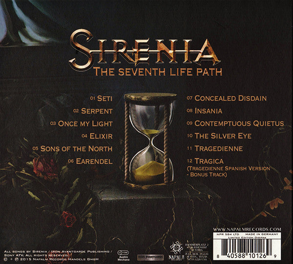 Sirenia : The Seventh Life Path (CD, Album, Ltd, Dig)