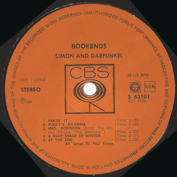Simon & Garfunkel - Bookends (LP Tweedehands) - Discords.nl