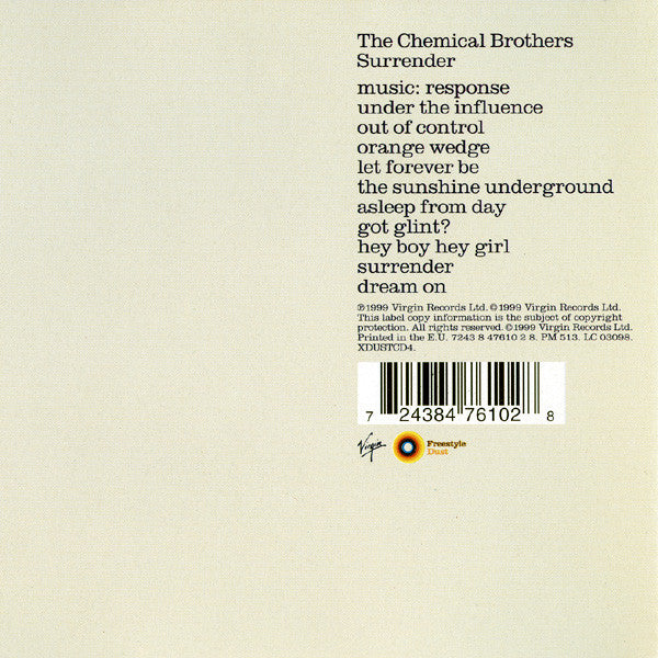 Chemical Brothers, The - Surrender (CD) - Discords.nl