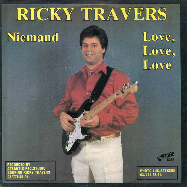 Ricky Travers : Love, Love, Love / Niemand (7")