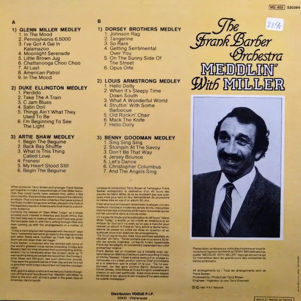 The Frank Barber Orchestra : Meddlin' With Miller (LP, Album)