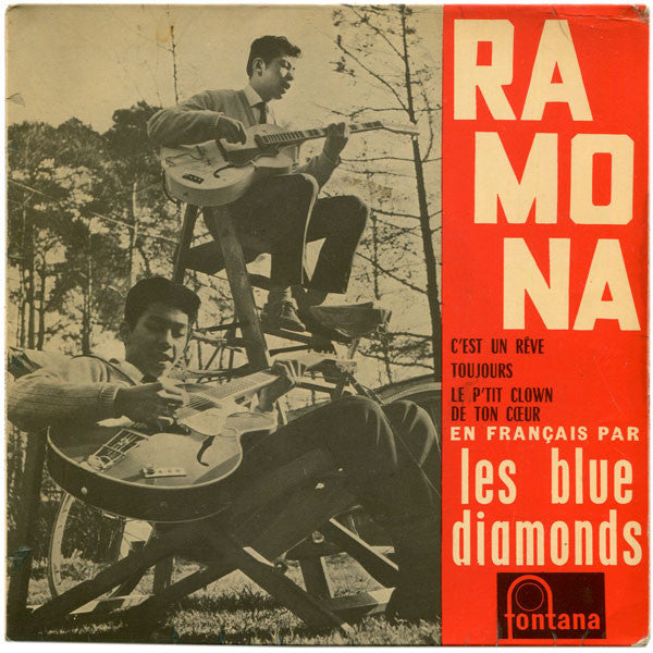 The Blue Diamonds : Chantent En Français: Ramona (7", EP)