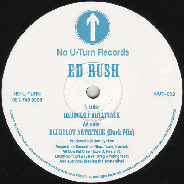 Ed Rush : Bludclot Artattack (12")