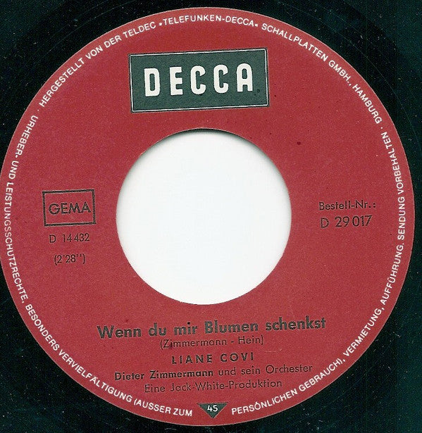 Liane Covi : In Einer Walzernacht (7", Single)