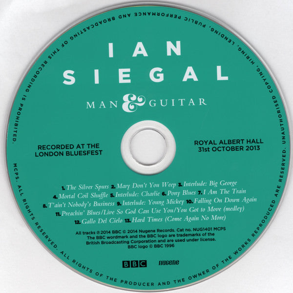 Ian Siegal : Man & Guitar - A BBC Recording (CD, Album)