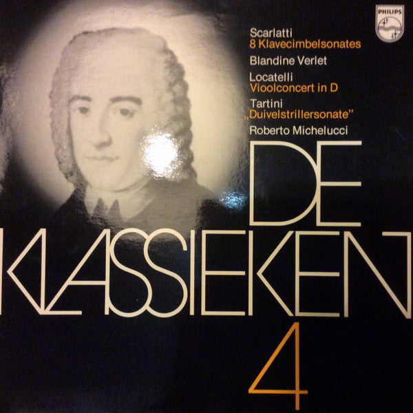 Domenico Scarlatti / Pietro Antonio Locatelli / Giuseppe Tartini - Blandine Verlet, Roberto Michelucci : 8 Clavecimbelsonates / Vioolconcert In D / Duivelstrillersonate (LP, Comp)