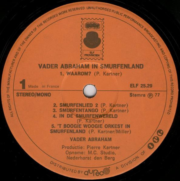 Vader Abraham : Vader Abraham In Smurfenland (LP, Album)