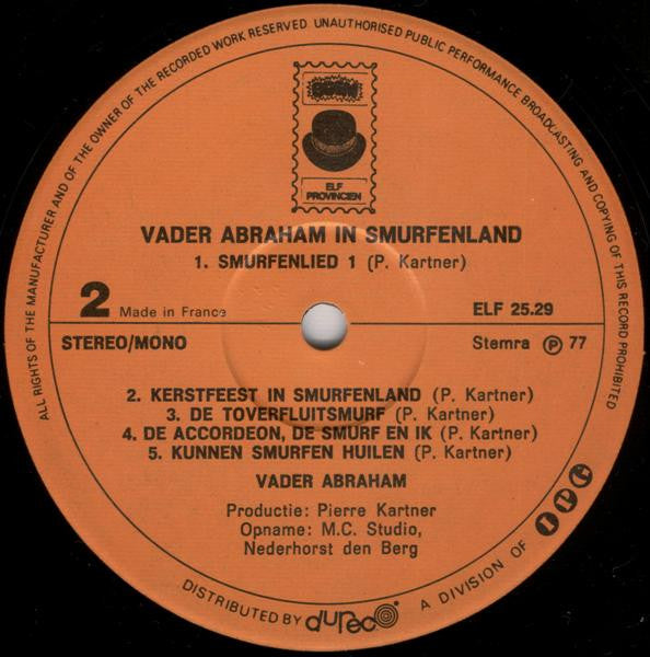 Vader Abraham : Vader Abraham In Smurfenland (LP, Album)