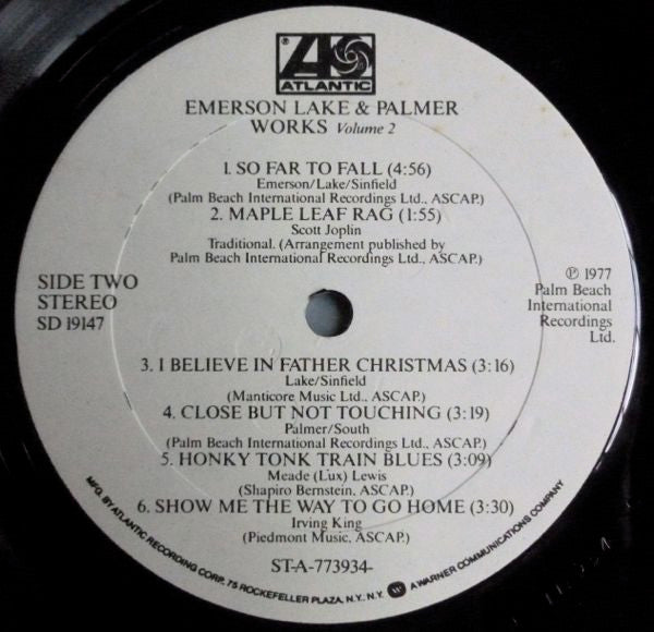 Emerson, Lake & Palmer : Works (Volume 2) (LP, Album)