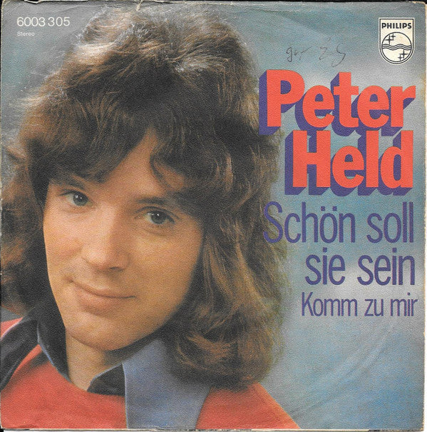 Peter Held : Schön Soll Sie Sein (7", Single)