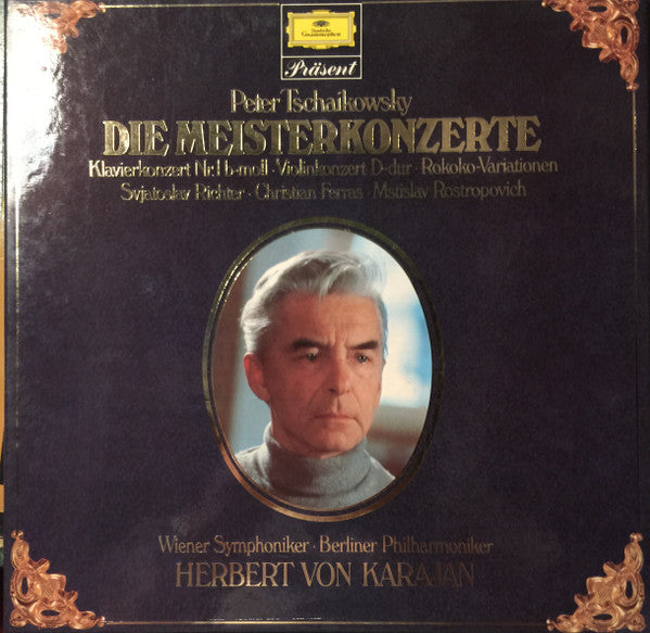 Pyotr Ilyich Tchaikovsky - Herbert von Karajan, Wiener Philharmoniker / Berliner Philharmoniker : Die Meisterkonzerte (2xLP, Comp + Box)