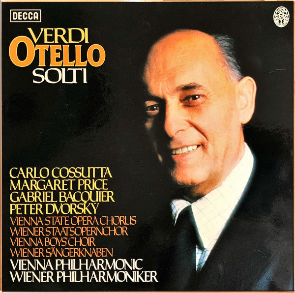 Verdi*, Price*, Cossutta*, Bacquier*, Wiener Philharmoniker, Solti* : Otello (3xLP + Box)