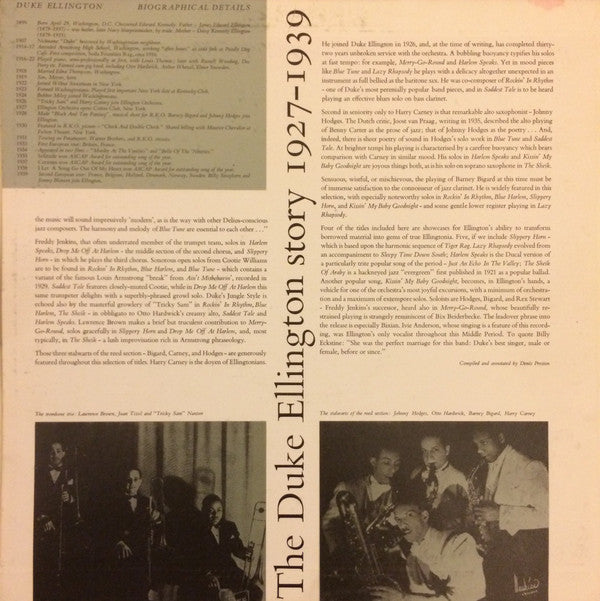 Duke Ellington : The Duke Ellington Story Volume 2 (1927-1939) (LP, Comp)