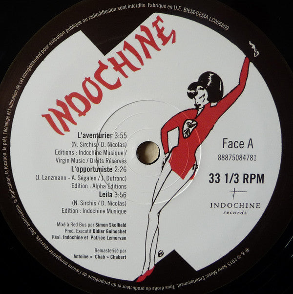 Indochine : L'Aventurier (LP, MiniAlbum, RE, RM)