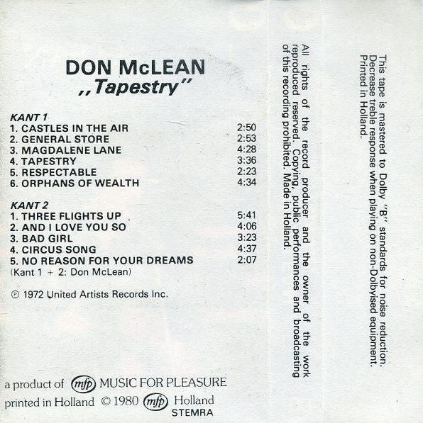 Don McLean : Tapestry (Cass, Album)