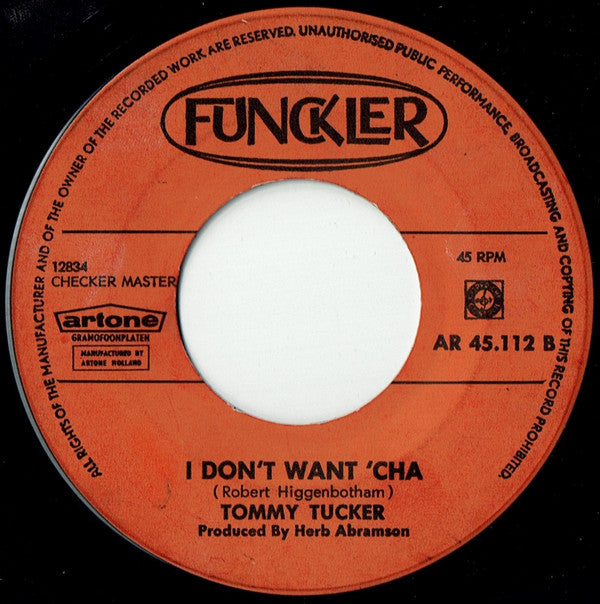 Tommy Tucker : Hi-Heel Sneakers / I Don't Want 'Cha (7", Single)